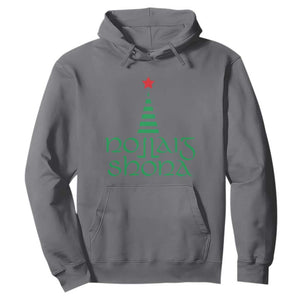 Funny Irish Gaelic Christmas Nollaig Shona Hoodie Xmas Tree TS11 Charcoal Print Your Wear