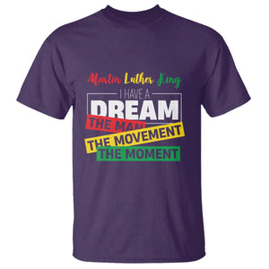 MLK Day I Have A Dream T Shirt Martin Luther King The Man Movement Moment Black History Month TS11 Purple Print Your Wear