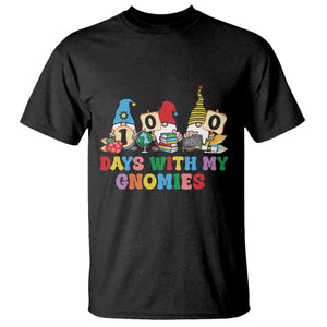 Funny 100 Days With My Gnomies T Shirt 100th Day of School TS11 Black Print Your Wear