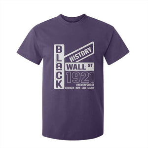 Never Forget Black Wall Street 1921 T Shirt For Kid Tulsa Black History Month TS11 Purple Print Your Wear