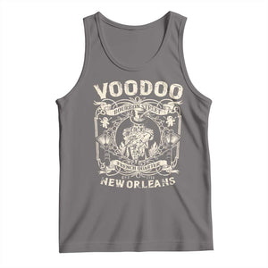 Voodoo Bourbon Street Spooky New Orleans Tank Top Voodoo Doctor TS11 Deep Heather Print Your Wear