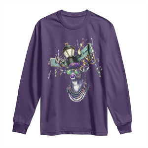 Funny Mardi Gras Mississippi Deer Long Sleeve Shirt Biloxi Ocean Springs Carnival TS11 Purple Print Your Wear