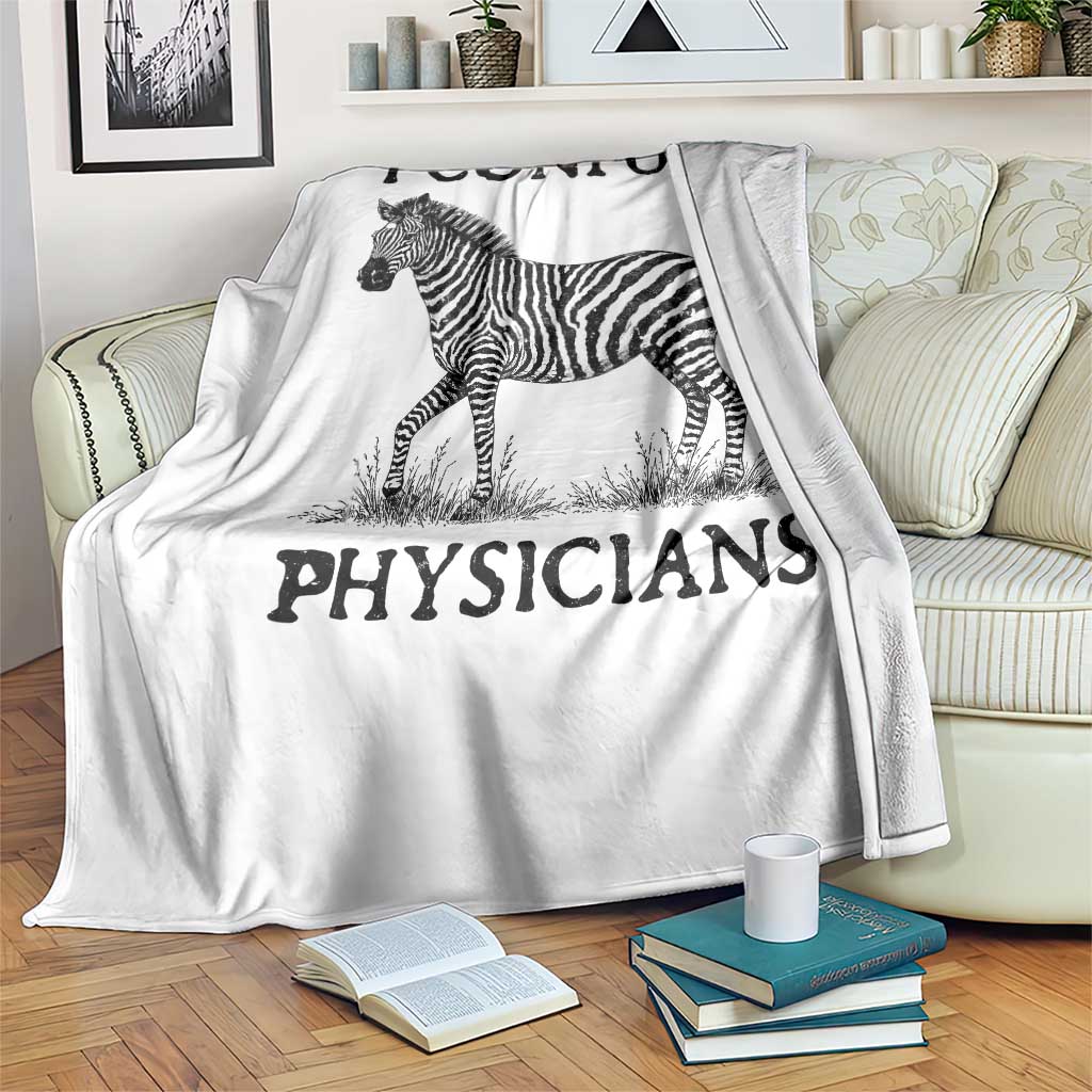 I Confuse Physicians Rare Disease Awareness Throw Blanket Funny Zebra TS11 Print Your Wear