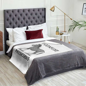 I Confuse Physicians Rare Disease Awareness Throw Blanket Funny Zebra TS11 Print Your Wear
