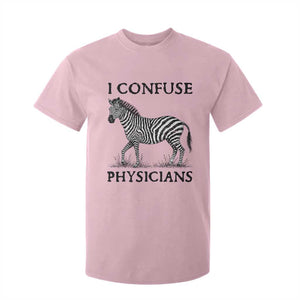 I Confuse Physicians Rare Disease Awareness T Shirt For Kid Funny Zebra TS11 Light Pink Print Your Wear