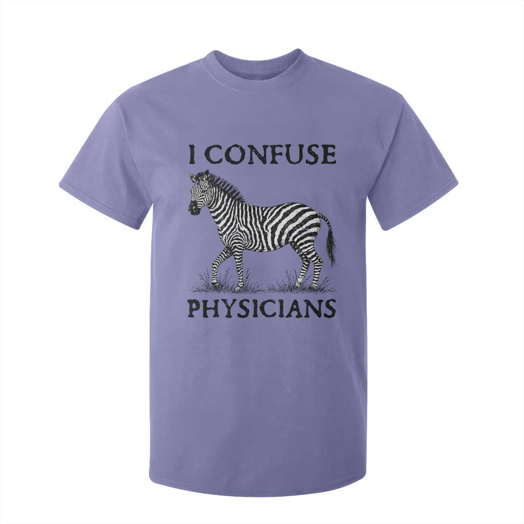 I Confuse Physicians Rare Disease Awareness T Shirt For Kid Funny Zebra TS11 Violet Print Your Wear