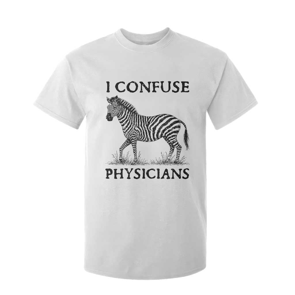 I Confuse Physicians Rare Disease Awareness T Shirt For Kid Funny Zebra TS11 White Print Your Wear
