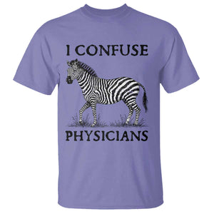 I Confuse Physicians Rare Disease Awareness T Shirt Funny Zebra TS11 Violet Print Your Wear