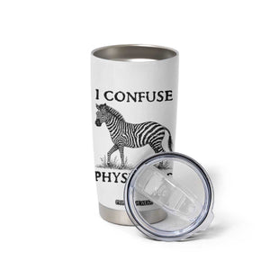 I Confuse Physicians Rare Disease Awareness Tumbler Cup Funny Zebra TS11 Print Your Wear