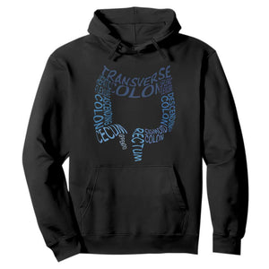 Funny GI Endoscopy Nurse Hoodie Vintage Retro Colon Anatomy Colonoscopy TS11 Black Print Your Wear