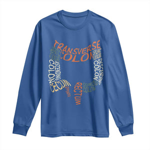 Funny GI Endoscopy Nurse Long Sleeve Shirt Colon Anatomy Colonoscopy TS11 Royal Blue Print Your Wear