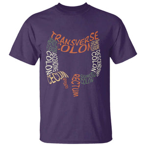 Funny GI Endoscopy Nurse T Shirt Colon Anatomy Colonoscopy TS11 Purple Print Your Wear