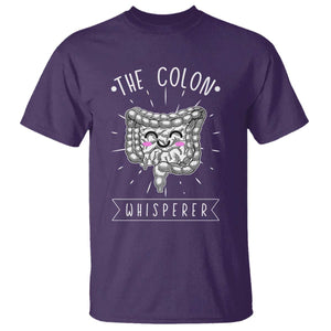 Funny Proctologist Endoscopy Nurse T Shirt The Colon Whisperer Endoscope Nurse TS11 Purple Print Your Wear