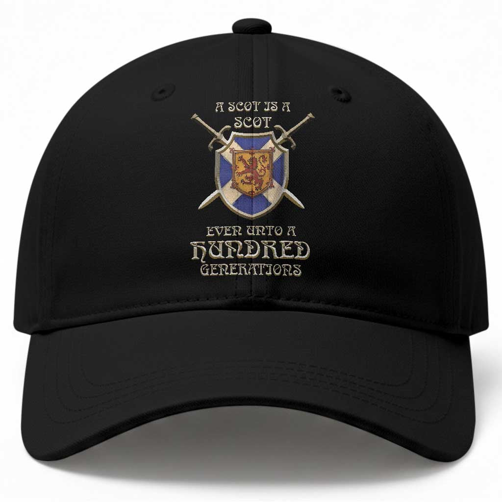 A Scot Is A Scot Even Unto A Hundred Generation Baseball Cap Scottish Pride TS11 Print Your Wear