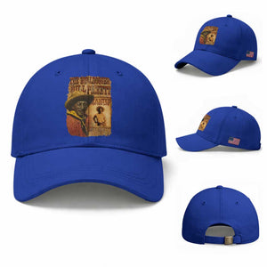 The Bulldogger Bill Pickett Baseball Cap Texan Rodeo Legend TS11 Baseball Cap Universal Fit Royal Blue Print Your Wear