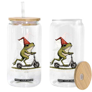 Off To Commit Dad Foolery Glass Can Funny Daddy Frog Scooter Fathers Day TS11 Print Your Wear
