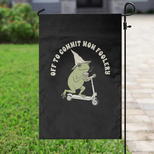 Off To Commit Mom Foolery Garden Flag Funny Mama Frog Scooter Mother's Day TS11 Print Your Wear