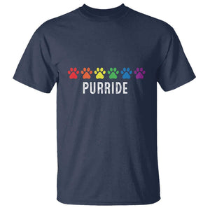 LGBT Cat T Shirt Purride Rainbow Pride Ally TS11 Navy Print Your Wear