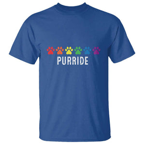 LGBT Cat T Shirt Purride Rainbow Pride Ally TS11 Royal Blue Print Your Wear