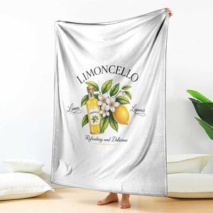 Italian Summer Limoncello Lemon Liqueur Amalfi Italy Throw Blanket TS11 Print Your Wear