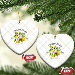 Italian Summer Limoncello Lemon Liqueur Amalfi Italy Ceramic Ornament TS11 Print Your Wear