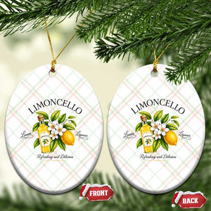 Italian Summer Limoncello Lemon Liqueur Amalfi Italy Ceramic Ornament TS11 Print Your Wear