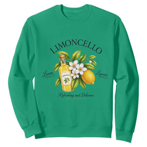 Italian Summer Limoncello Lemon Liqueur Amalfi Italy Sweatshirt TS11 Irish Green Print Your Wear