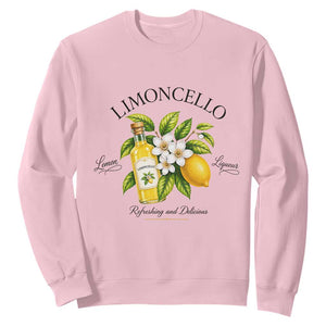 Italian Summer Limoncello Lemon Liqueur Amalfi Italy Sweatshirt TS11 Light Pink Print Your Wear