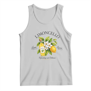 Italian Summer Limoncello Lemon Liqueur Amalfi Italy Tank Top TS11 Ash Print Your Wear