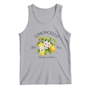 Italian Summer Limoncello Lemon Liqueur Amalfi Italy Tank Top TS11 Athletic Heather Print Your Wear