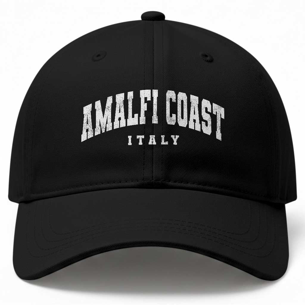 Amalfi Coast Italy Vintage Travel Souvenirs Baseball Cap TS11 Print Your Wear