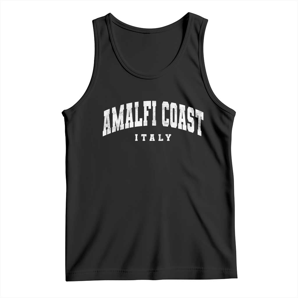 Amalfi Coast Italy Vintage Travel Souvenirs Tank Top TS11 Black Print Your Wear