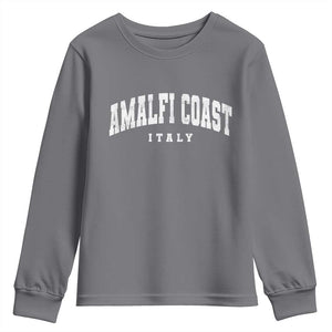 Amalfi Coast Italy Vintage Travel Souvenirs Youth Sweatshirt TS11 Charcoal Print Your Wear