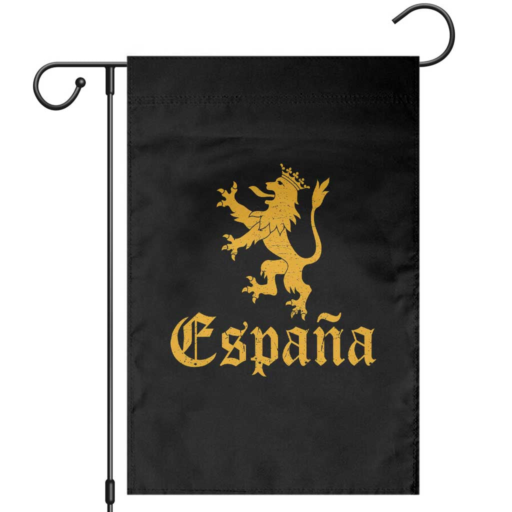 Espana Spain Lion Symbol Spanish Spaniard Pride Garden Flag TS11 Black Print Your Wear
