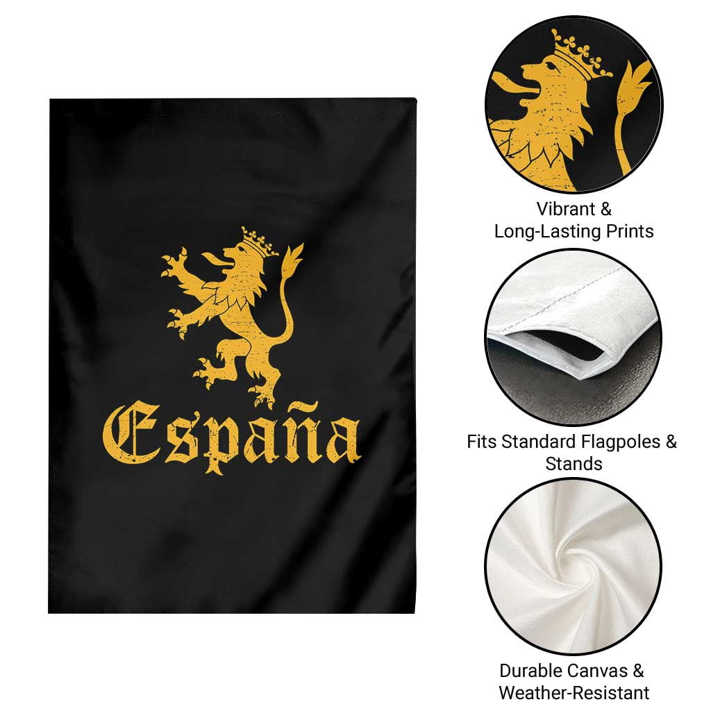 Espana Spain Lion Symbol Spanish Spaniard Pride Garden Flag TS11 Print Your Wear