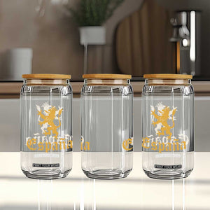 Espana Spain Lion Symbol Spanish Spaniard Pride Glass Can TS11 Print Your Wear