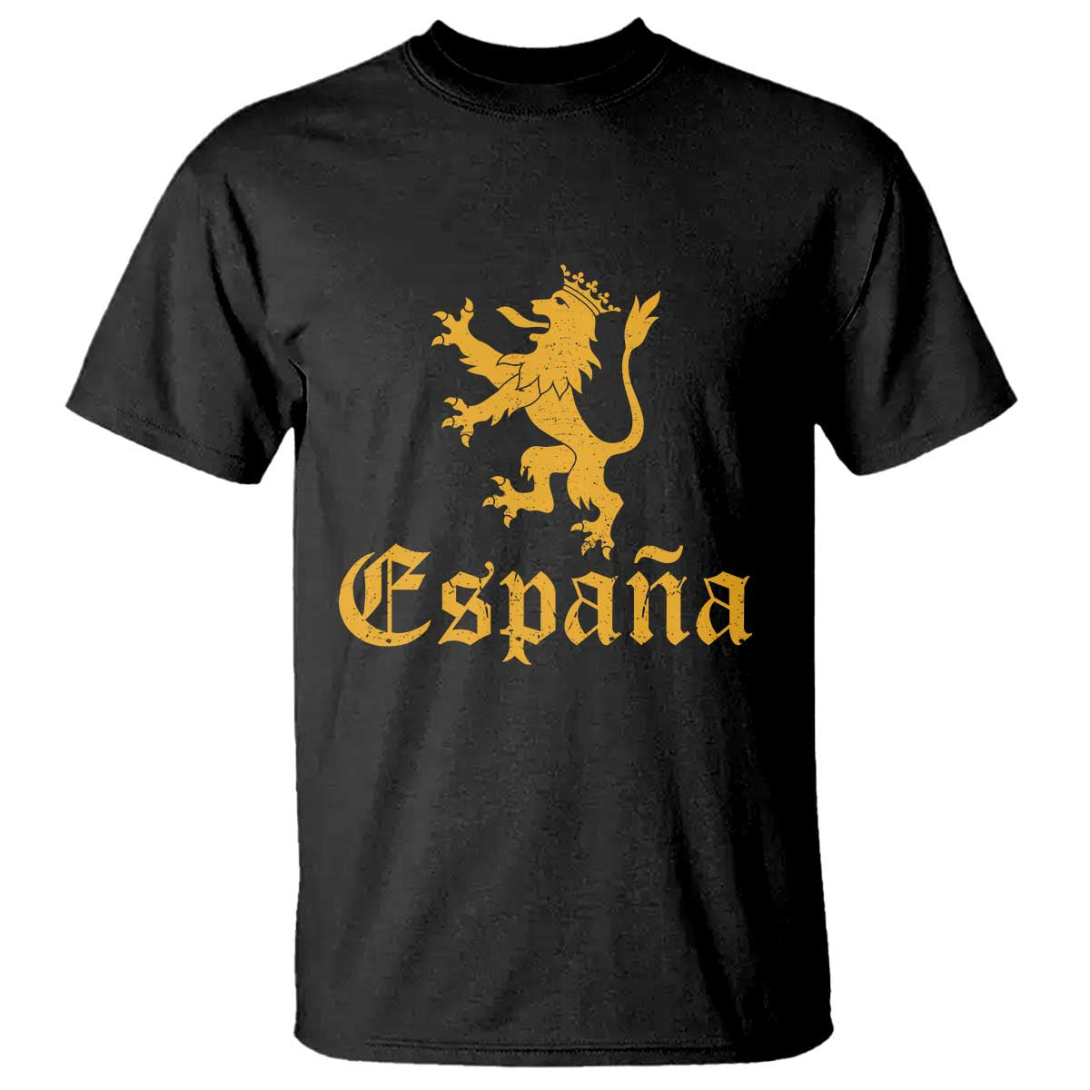 Espana Spain Lion Symbol Spanish Spaniard Pride T Shirt TS11 Black Print Your Wear