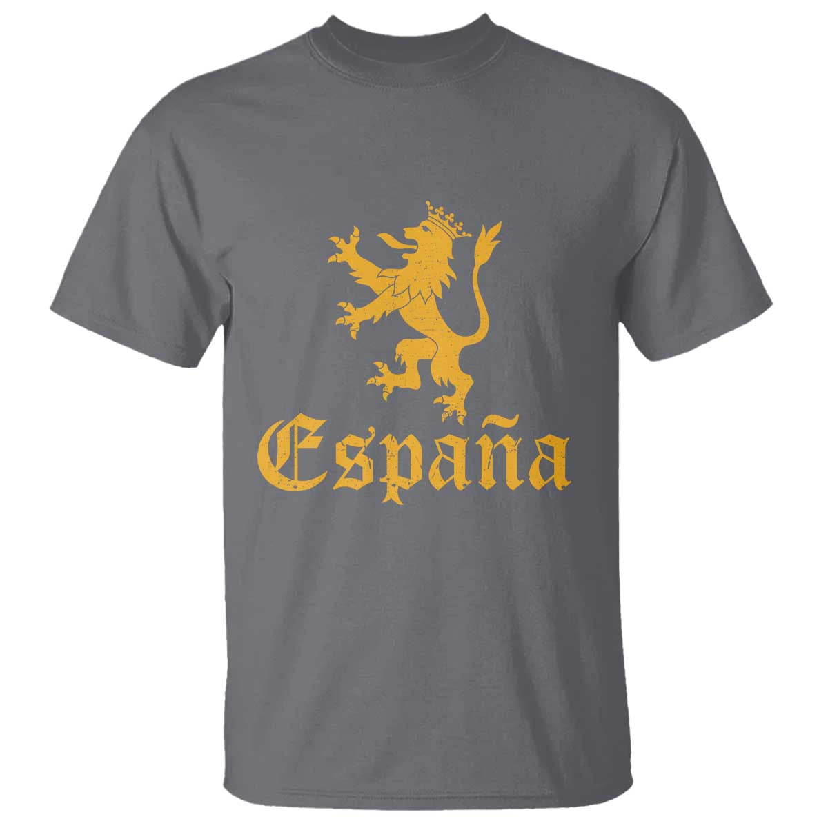 Espana Spain Lion Symbol Spanish Spaniard Pride T Shirt TS11 Charcoal Print Your Wear