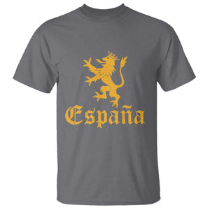 Espana Spain Lion Symbol Spanish Spaniard Pride T Shirt TS11 Charcoal Print Your Wear