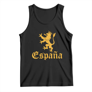 Espana Spain Lion Symbol Spanish Spaniard Pride Tank Top TS11 Black Print Your Wear