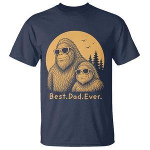 Vintage Best Dad Ever Bigfoot Papa Fathers Day T Shirt TS11 Navy Print Your Wear