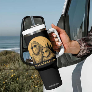 Vintage Best Dad Ever Bigfoot Papa Fathers Day Tumbler With Handle TS11 Print Your Wear