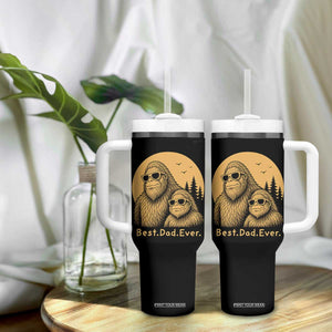 Vintage Best Dad Ever Bigfoot Papa Fathers Day Tumbler With Handle TS11 Print Your Wear