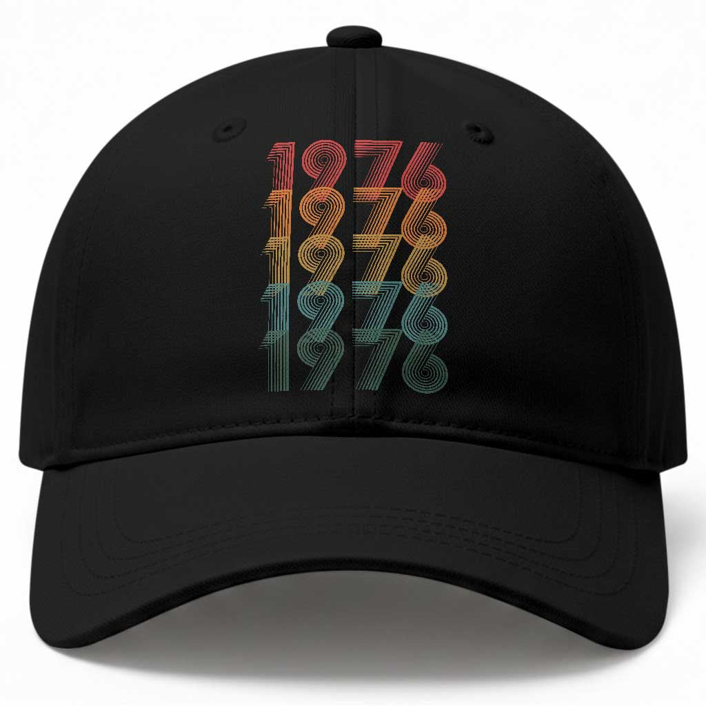 50th Birthday Baseball Cap Vintage 1976 Retro 50 Years Old Birthday TS11 Print Your Wear