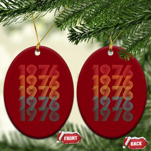 50th Birthday Ceramic Ornament Vintage 1976 Retro 50 Years Old Birthday TS11 Print Your Wear