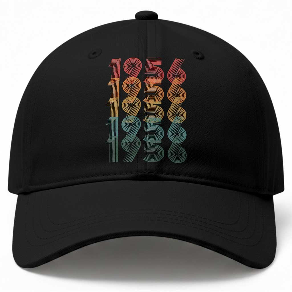 70th Birthday Baseball Cap Vintage 1956 Retro 70 Years Old Birthday TS11 Print Your Wear