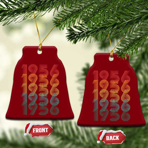 70th Birthday Ceramic Ornament Vintage 1956 Retro 70 Years Old Birthday TS11 Print Your Wear