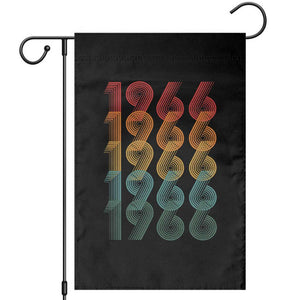 60th Birthday Garden Flag Vintage 1966 Retro 60 Years Old Birthday TS11 Black Print Your Wear
