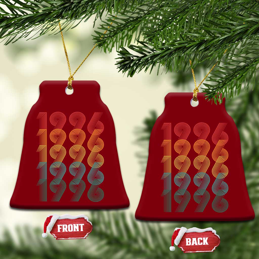 30th Birthday Ceramic Ornament Vintage 1996 Retro 30 Years Old Birthday TS11 Print Your Wear