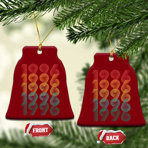 30th Birthday Ceramic Ornament Vintage 1996 Retro 30 Years Old Birthday TS11 Print Your Wear